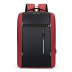 Men's Fashion Nylon Large Capacity 15.6 Inch Laptop Travel Backpack