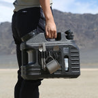 Portable Camping Water Container with Detachable Spigot and 3.4-Gallon Capacity