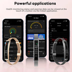 Waterproof Fitness Tracker Smart Band and Health Monitor Smartwatch