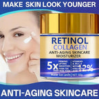 Unisex Retinol & Collagen Moisturizing Day & Night Face Cream 2.1 oz