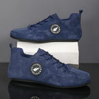 Men's Lightweight Driving Loafers Breathable Lace-Up Casual Shoes