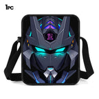 Unisex Futuristic Mecha Backpack 3-Piece Bag Set