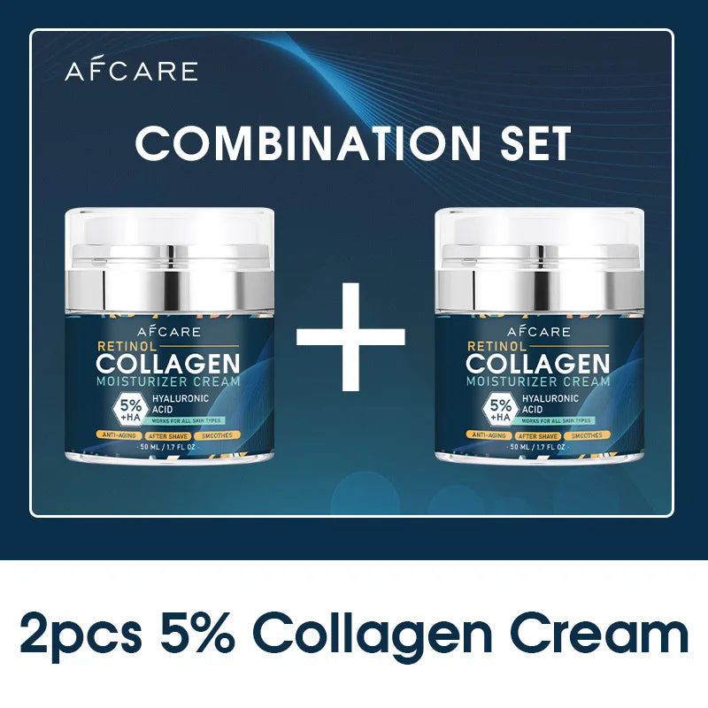 Unisex 8% Collagen & Retinol Anti-Aging Face Cream
