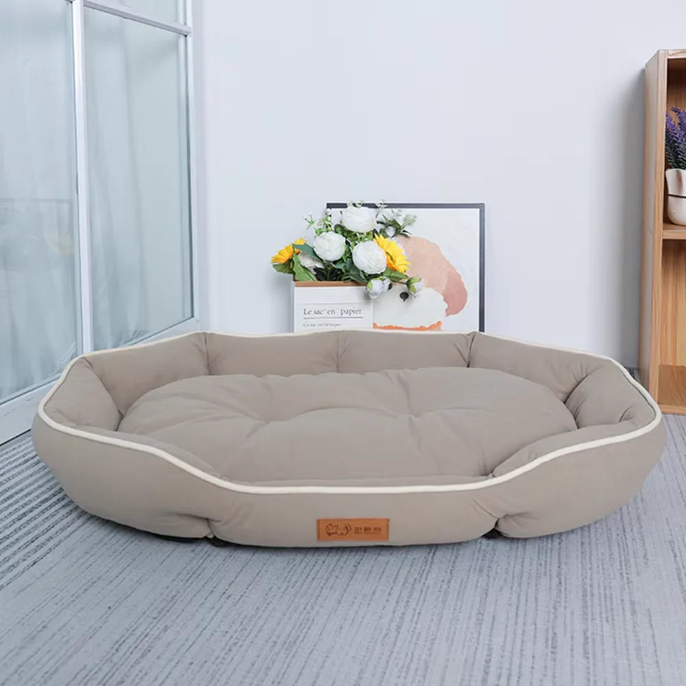 Corduroy Dog Sofa Bed Large Winter Warm Cushion for Cats and Dogs