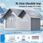 Cooling Ice House Pet Bed All-Season Oxford Dog and Cat Sofa