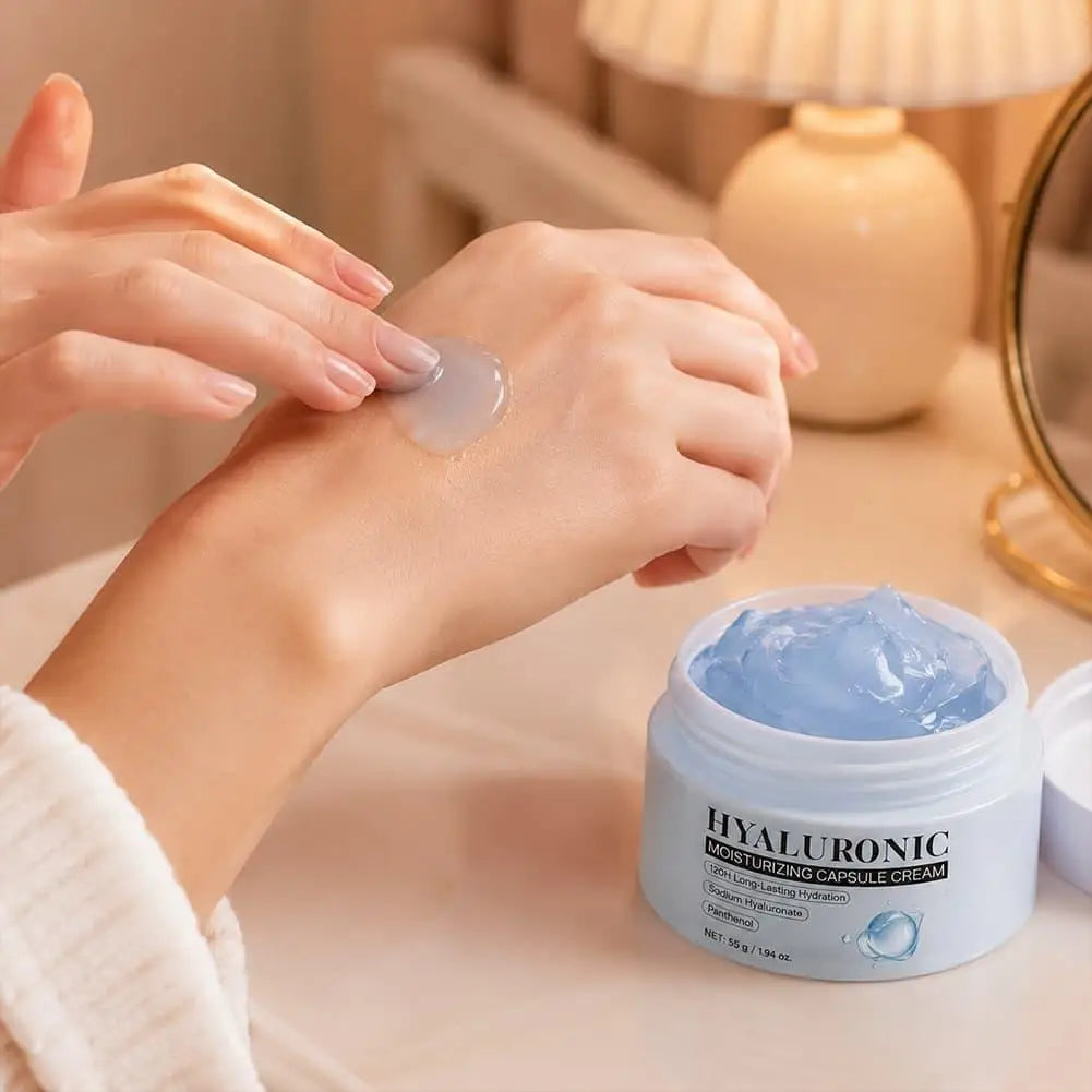 Women's Hyaluronic Acid Hydrating Overnight Capsule Face Cream
