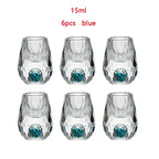 Diamond Crystal Liquor Shot Glasses and Spirit Dispenser Set