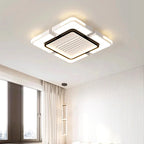 Modern Minimalist LED Ceiling Fan Light with Remote Control