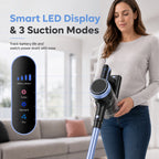 Cordless Stick Vacuum Cleaner with Anti-Tangle Brush 500W