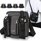 Men's Fashion Oxford Flap Pocket Crossbody Messenger Bag