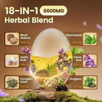 Wormwood Black Walnut Clove Capsules 6600mg Herbal Blend Supplement