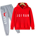 Kids' Slam Dunk Pattern Hoodie Pants Two-Piece Set
