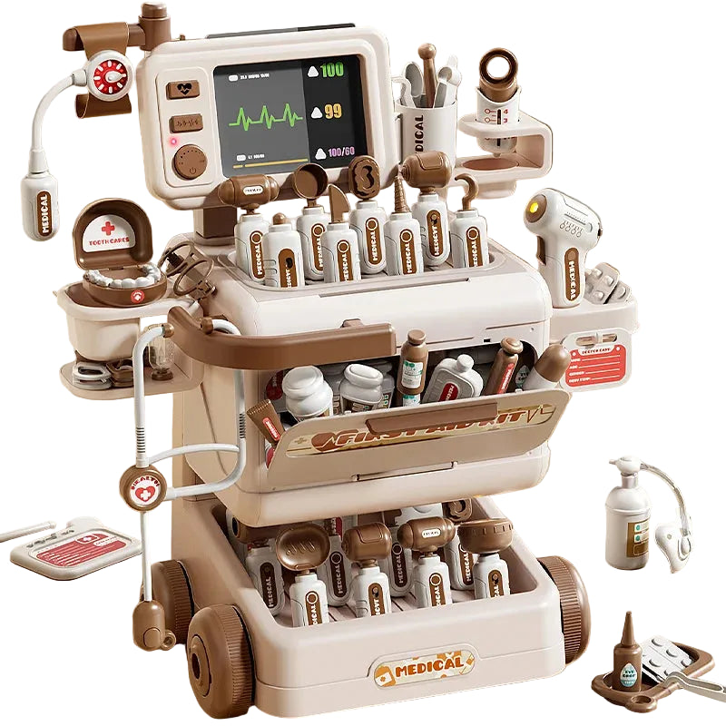 Kids' Doctor Play Set with Stethoscope Medical Toy Kit