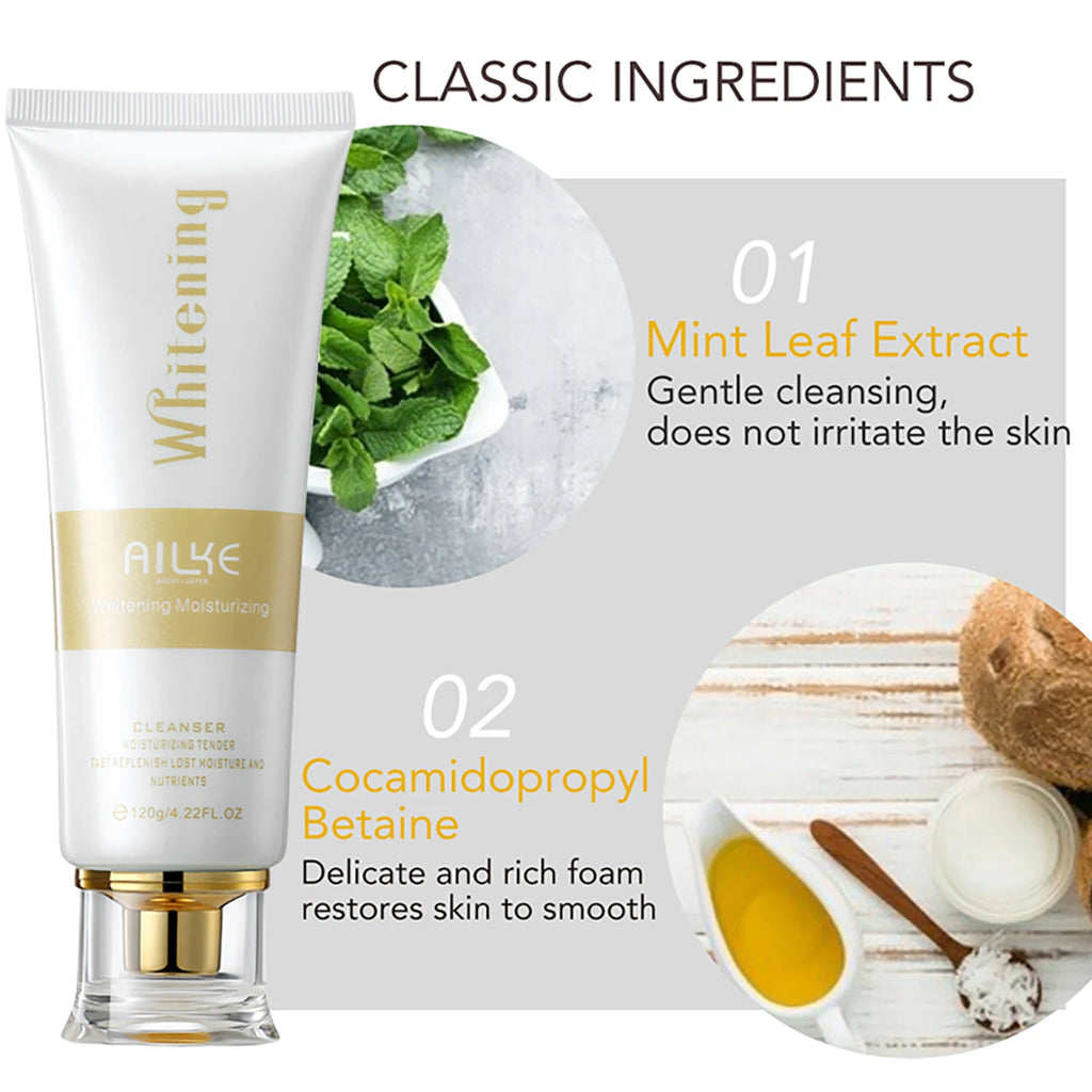 Whitening Anti-Wrinkle Face Cream and Serum Skincare Set