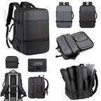 Men's Expandable Large Capacity Travel Business Backpack