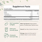 Pumpkin Seed Oil with Saw Palmetto 3000mg Softgels Dietary Supplement