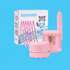 Kids' Electric Pencil Sharpener and Electronic Stationery Cleaner Kit WM819