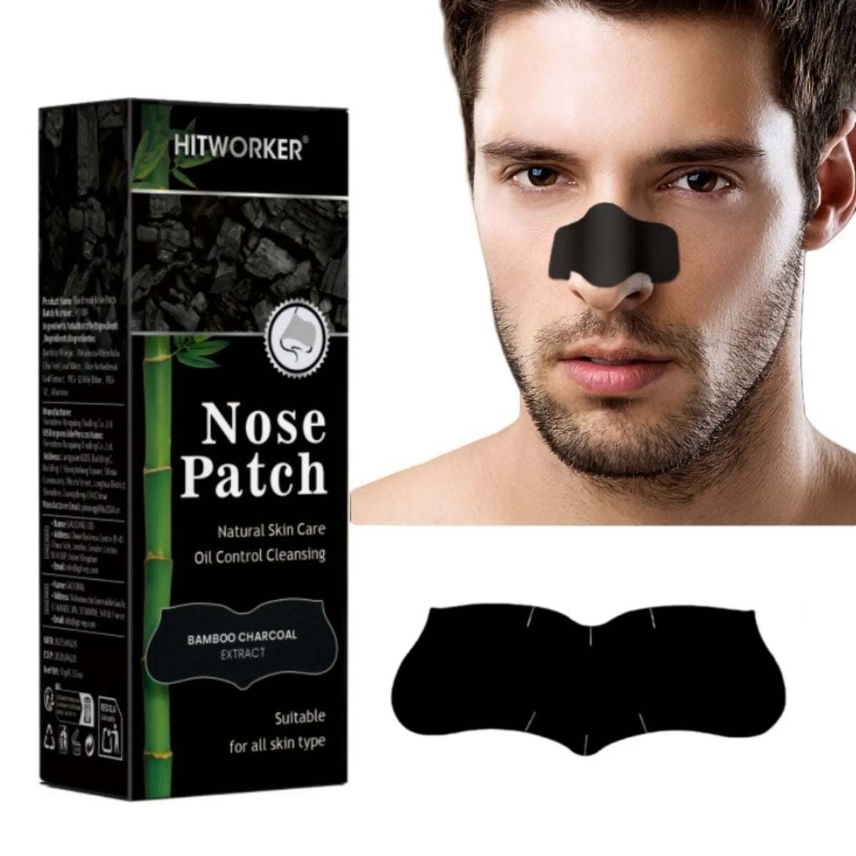 Unisex Alcohol-Free Nose Cleaning Pore Strips
