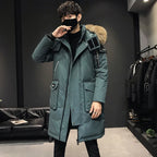 Men's Thick Warm Hooded Winter Parka Coat