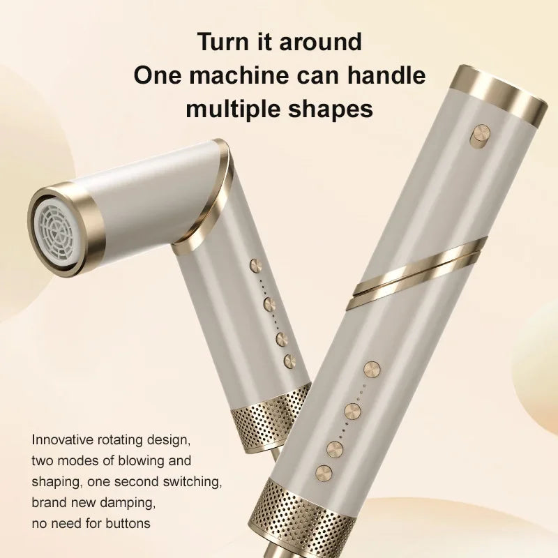 9-in-1 Hair Dryer Hot Comb Curling Iron Straightener Set