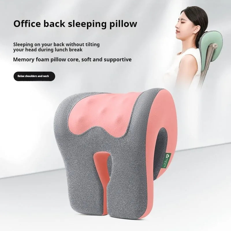 Ergonomic Memory Foam Office Chair Headrest Pillow Neck Support