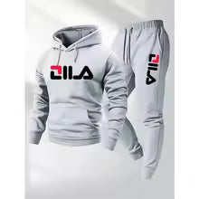 Men's Casual Hoodie and Sweatpants Two Piece Tracksuit Set