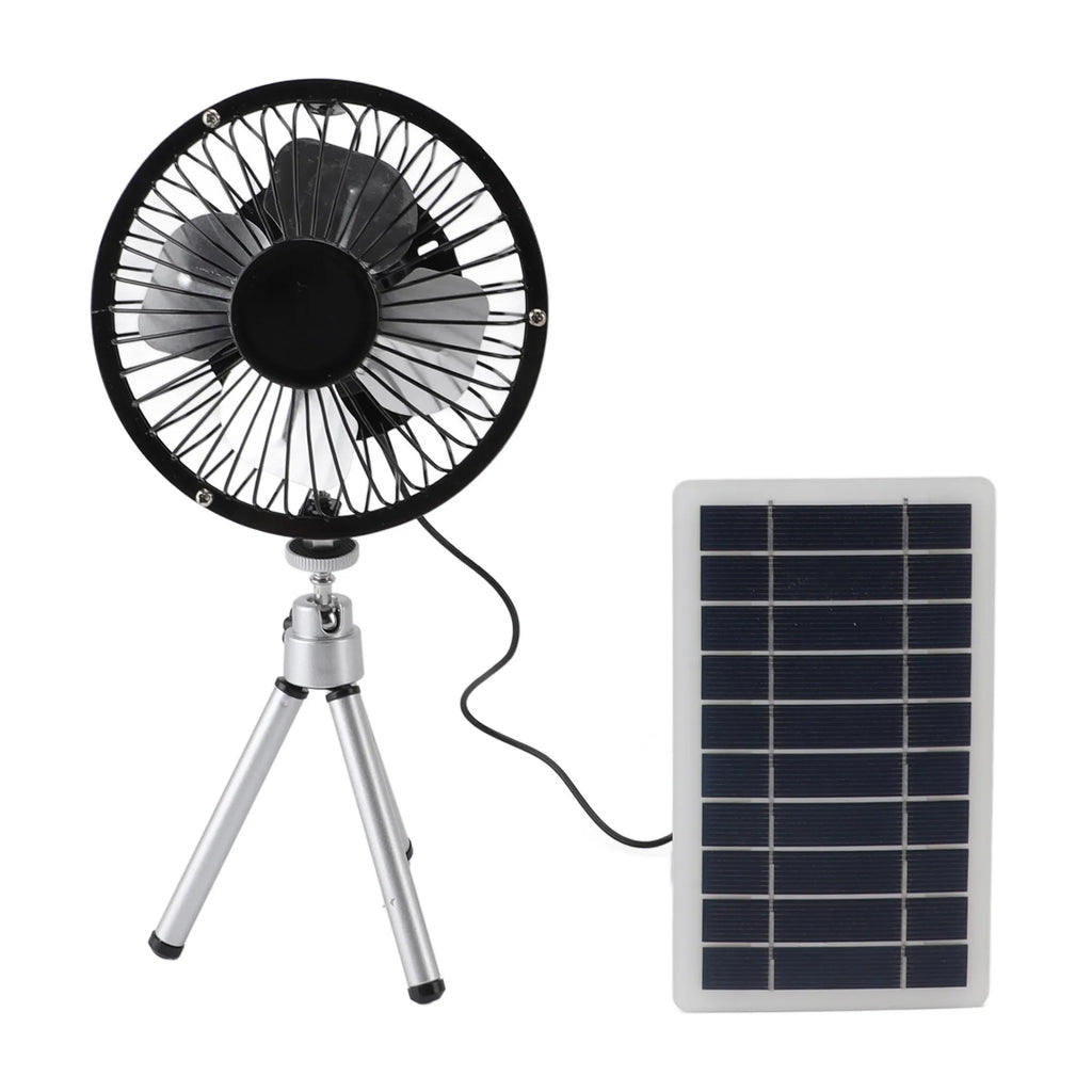 Solar Panel Powered Fan and Portable Exhaust Vent Kit