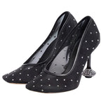Women's Fuzzy Round Toe Wine Glass High Heel Pumps