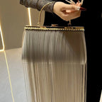 Women's Pleated Shell Pattern Clutch Shoulder Handbag