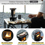 Retro Camping Kerosene Lamp and Multi-Purpose Portable Burner Stove