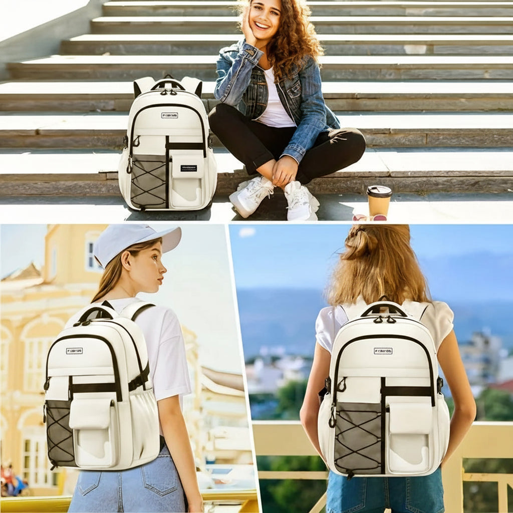 Men's Fashion Oxford Large Capacity Travel Backpack