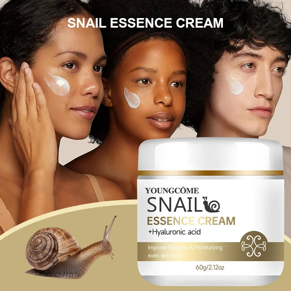 Women's Snail Essence Hyaluronic Acid Moisturizing Face Cream YH0896