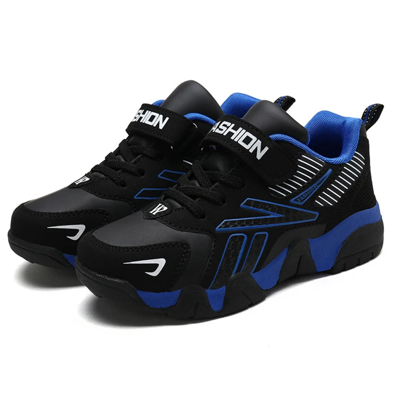 Kids' Comfortable Leather Running Sports Sneakers
