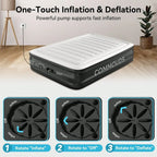 Inflatable Air Mattress and Built-in Pump Airbed