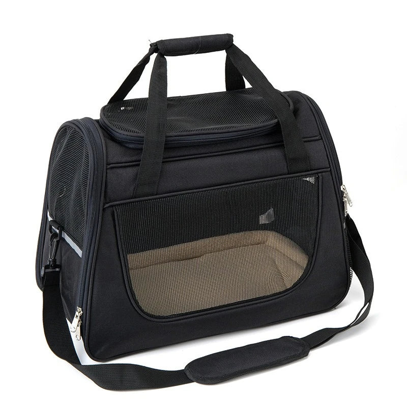Portable Breathable Detachable Universal Wheel Pet Trolley Bag QS-008-L