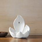 Resin Lotus Incense Burner Plate and Desktop Tabletop Ornament