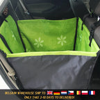 Waterproof Dog Car Seat Cover with Hammock Protector and Non-Slip Backing