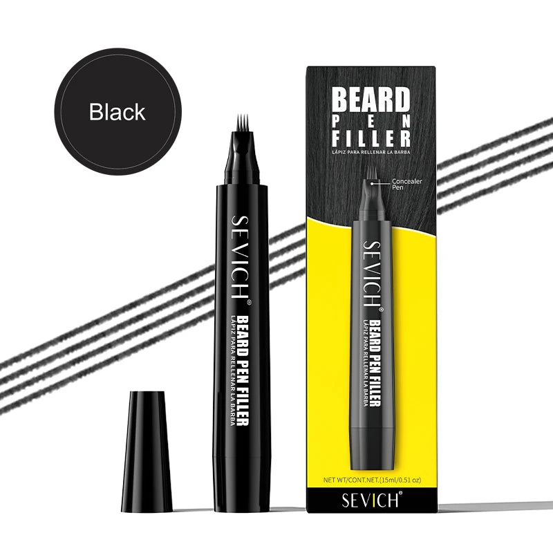 Men's Waterproof Beard Filling Pen 0.05 oz