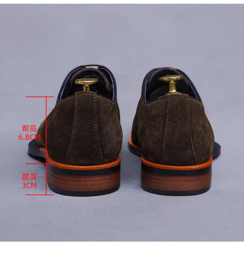 Men's Leather Derby Shoes and Low Top Dress Oxfords