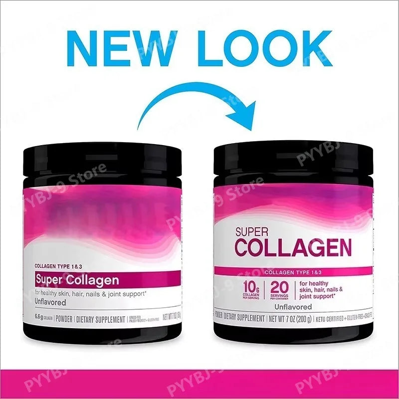 Collagen Protein Powder Unflavored Drink Mix 7.1 oz