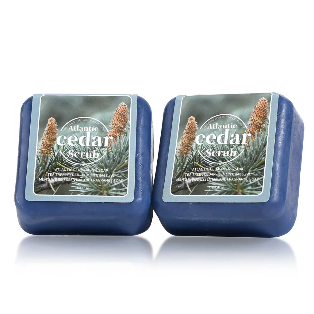 Men's Cedar Essential Oil Deep Cleansing Handmade Soap 2.5 oz