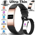 Waterproof Fitness Tracker Smart Band and Health Monitor Smartwatch