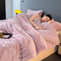 Three-Dimensional Jacquard Blanket and Double-Sided Fleece Throw