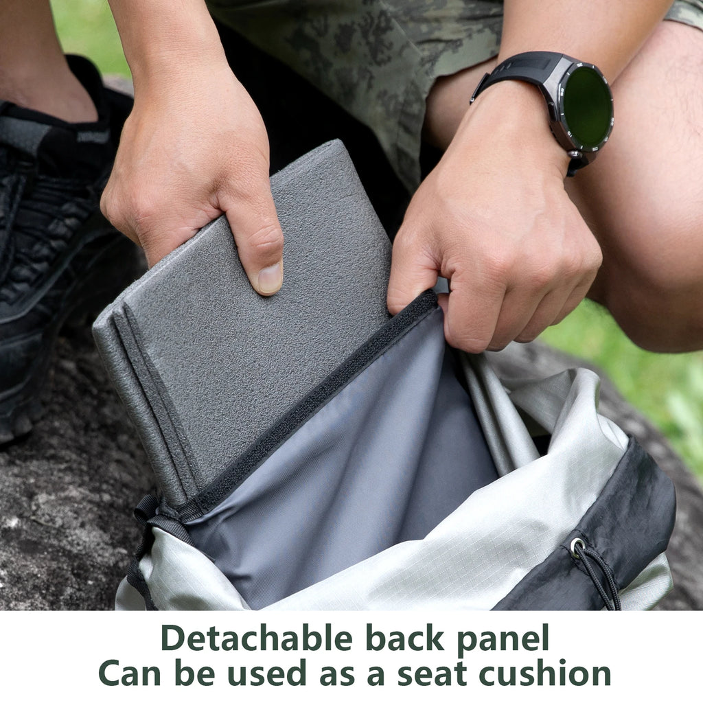 Ultralight Camping and Hiking Backpack with Expandable Top