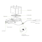 6000W Folding Wood Burning Stove with Electronic Blower