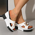 Women's Platform Wedge Slippers High Heel Summer Casual Sandals