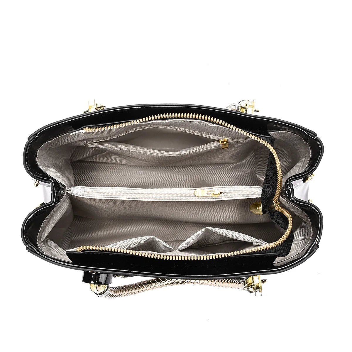 Women's Glossy Patent PU Leather Shoulder Crossbody Bag