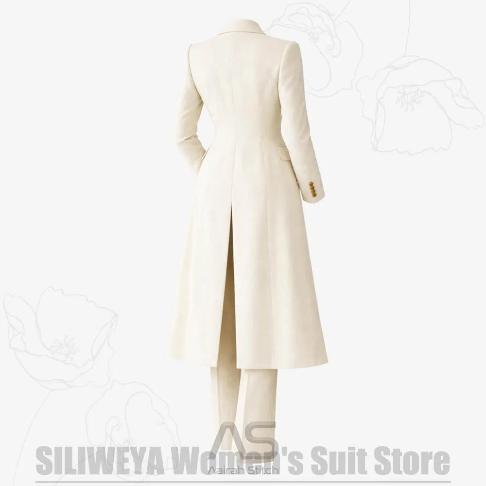 Women's Tailored Two-Piece Blazer and Pants Suit