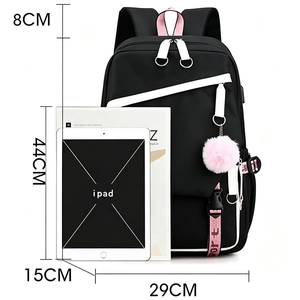 Girls' Cute Kawaii Cartoon School Backpack