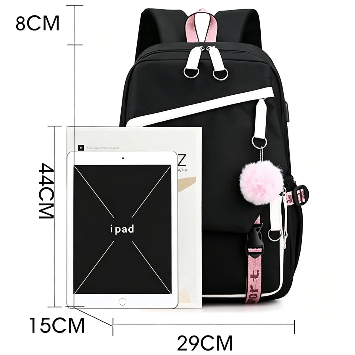 Girls' Cute Kawaii Cartoon School Backpack